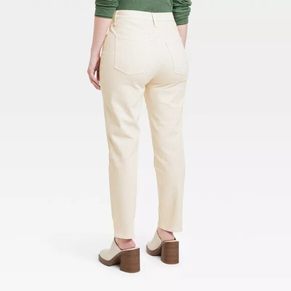 Universal Thread Women's High-Rise 90's Slim Straight Jeans White Size 14 - Picture 6 of 10